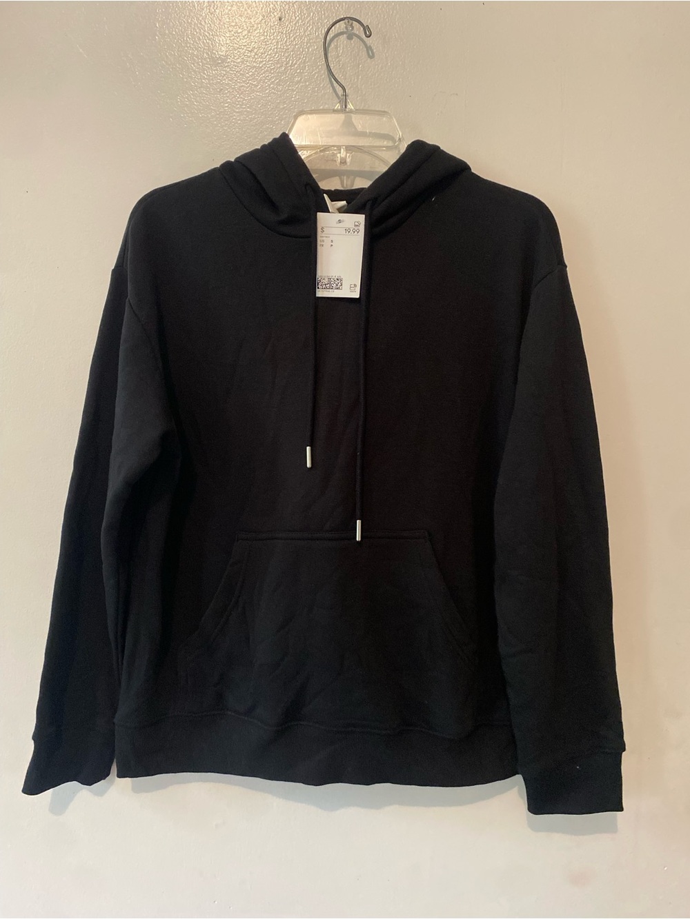 H&M Black Crewneck Hoodie